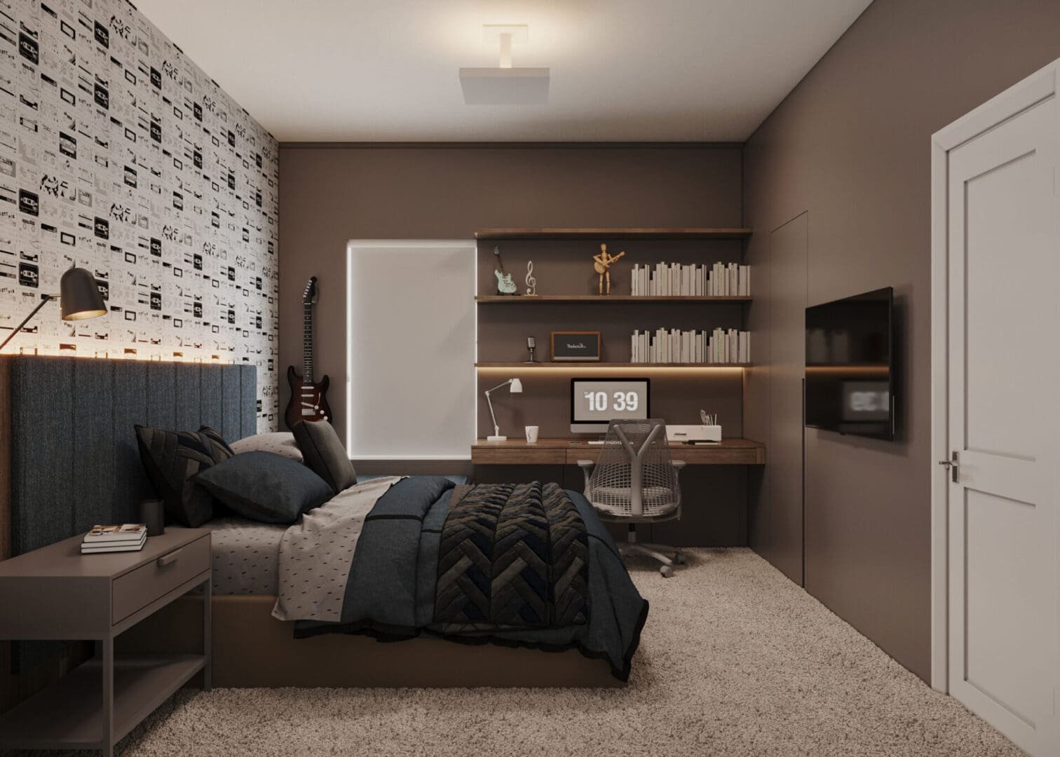 boys-bedroom-with-dark-melamine-fiberboard-and-desk-scaled