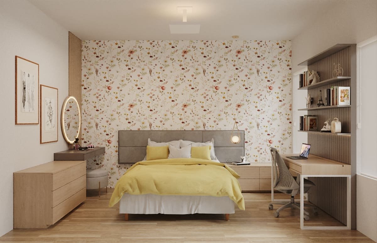 girs-bedroom-with-cabinets