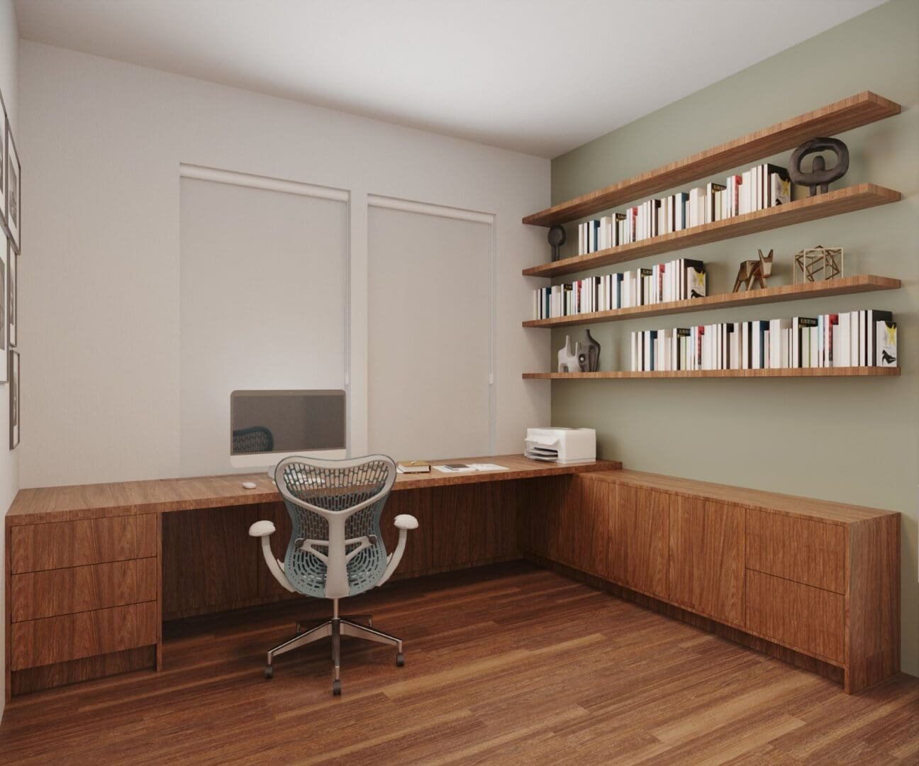 home-office-with-shelves-and-cabinets